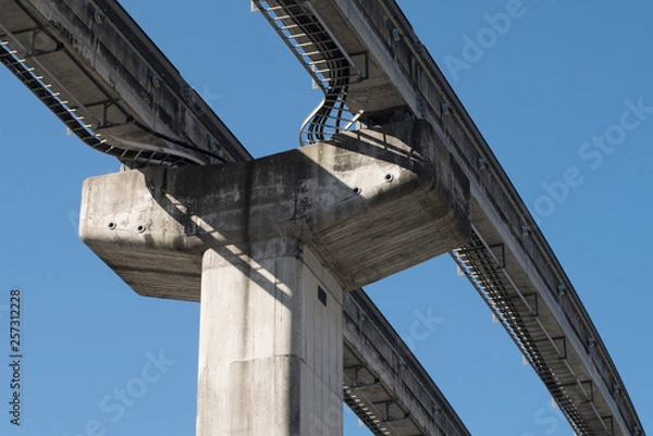 Obraz The rail of the monorail