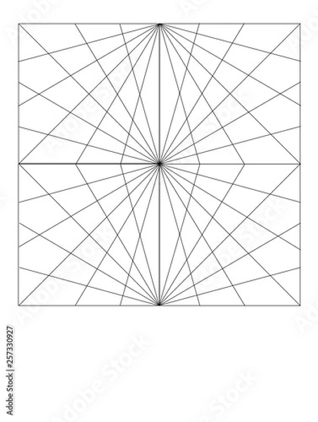 Fototapeta Intersecting Lines Geometric Patterns