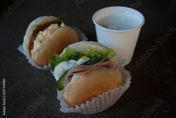 Obraz hamburger bread