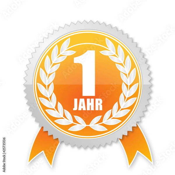 Obraz 1 Jahr Jubiläum