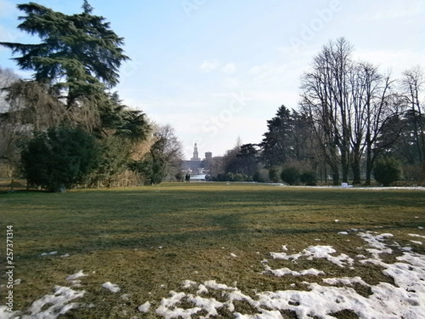 Obraz Winter Park in Milan
