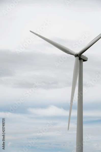 Obraz Wind tubine on a cloudy day
