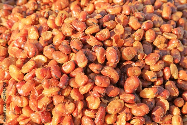 Fototapeta fried broad bean