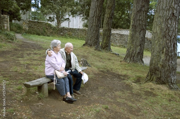 Obraz Glückliche Senioren