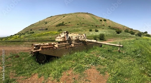 Fototapeta israel syria border