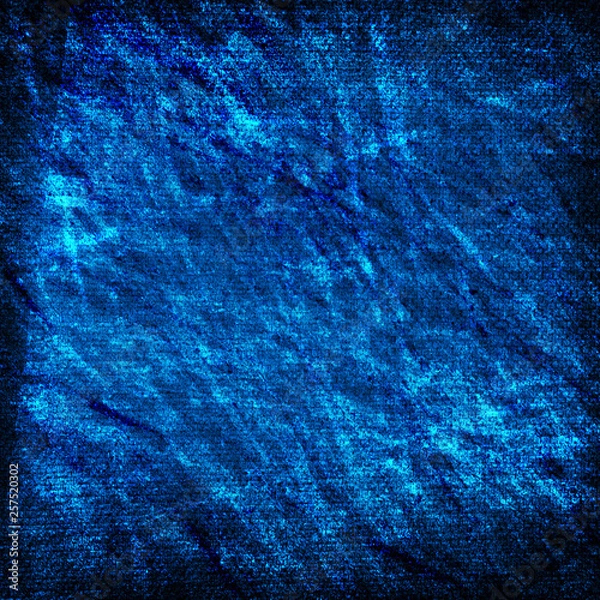 Obraz grain blue paint wall background texture