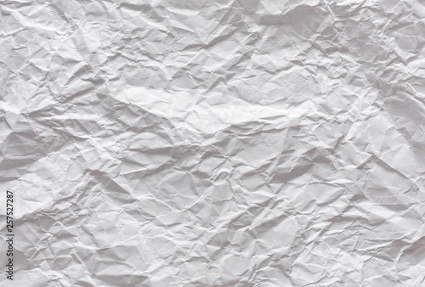 Obraz White creased paper background texture