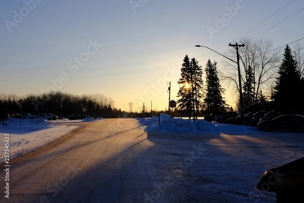 Obraz Atardecer de invierno