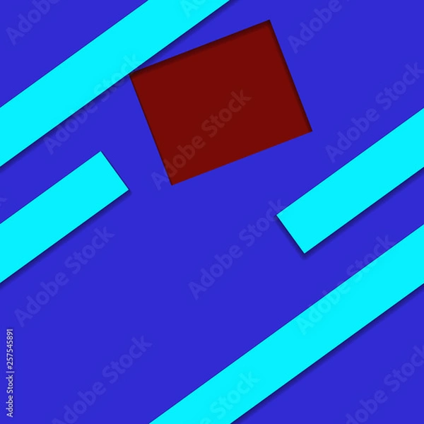 Obraz Flat material design - Creative vector trend seamless