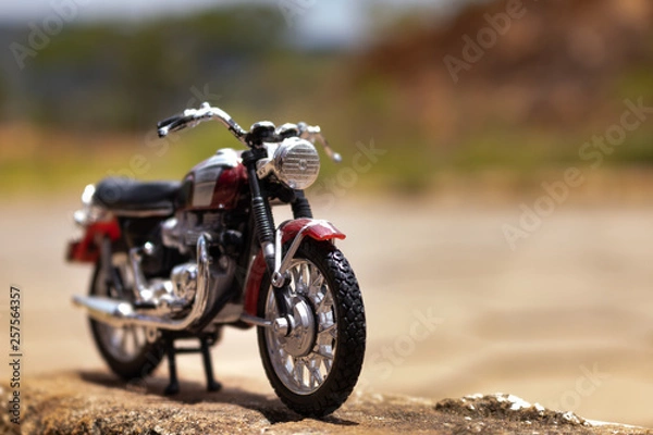 Fototapeta motorcycle on background