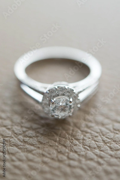 Obraz wedding ring diamond