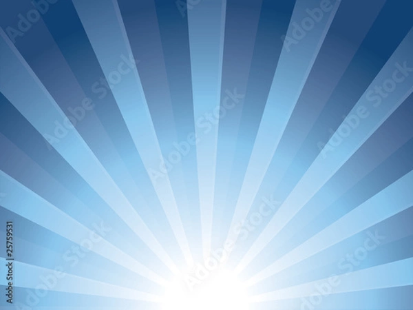 Obraz sunburst vector background