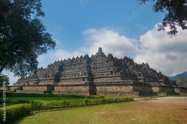 Fototapeta Borobudur Temple at day time, Yogyakarta, Java, Indonesia.