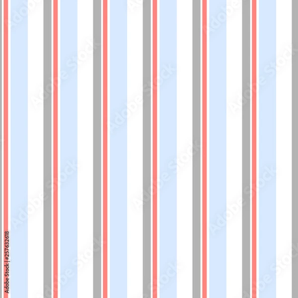 Obraz Vertical striped seamless pattern.Vector abstract background.