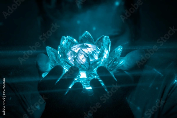 Obraz abstract blue background