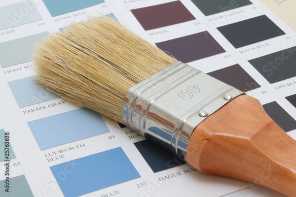 Obraz Nuancier ton bleu