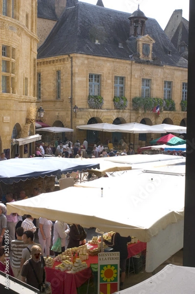 Obraz Na rynku Sarlat
