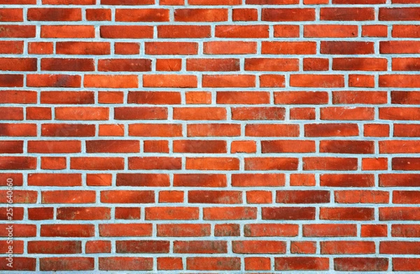 Fototapeta New Red Brick Wall Background.