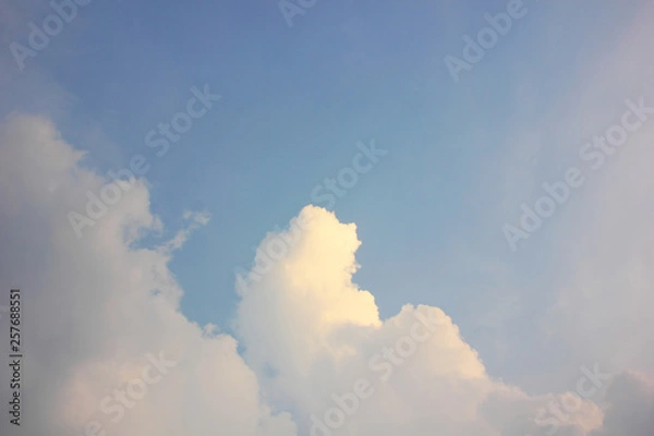Fototapeta Bright sky and clouds for background.