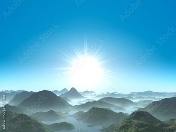 Fototapeta fantastic sunrise