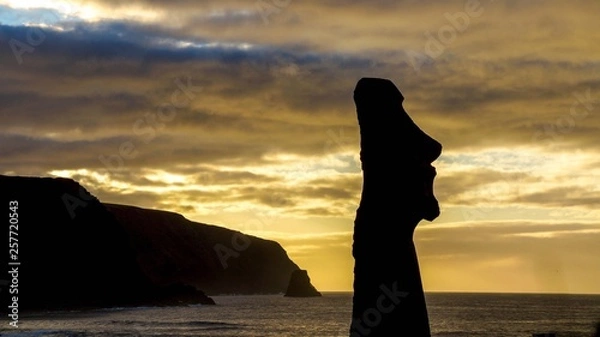 Fototapeta Ile de pâques -Moaï -Easter Island