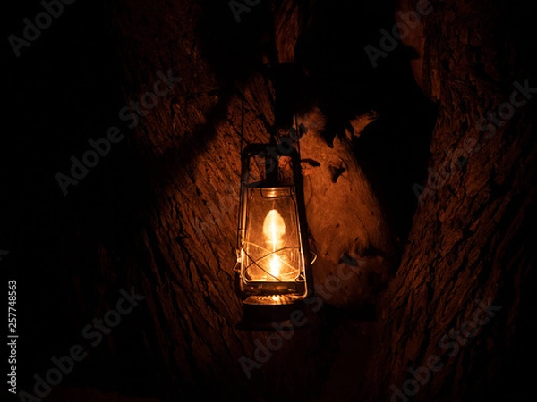Obraz Lamp at night