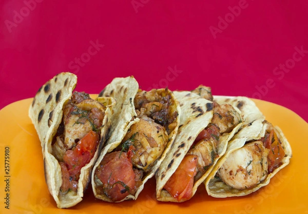 Obraz chicken tacos