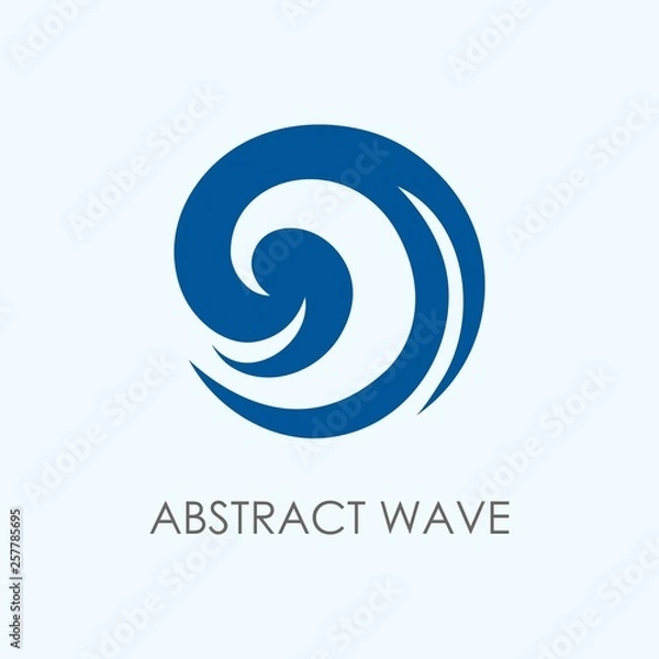 Obraz Abstract wave logo template