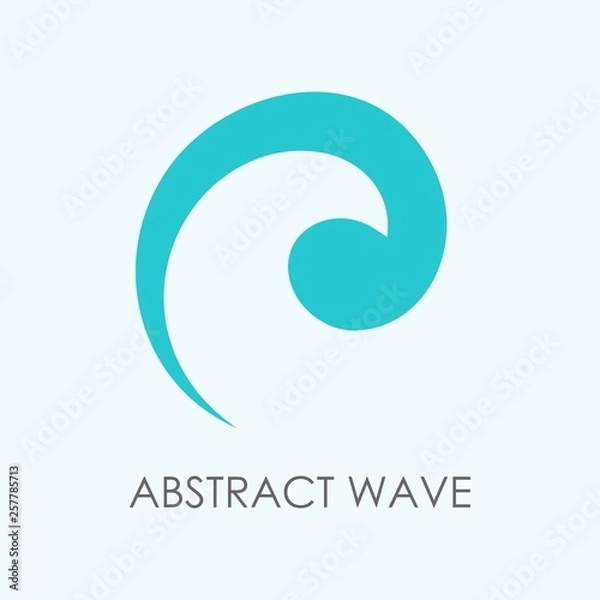 Obraz Abstract wave logo template