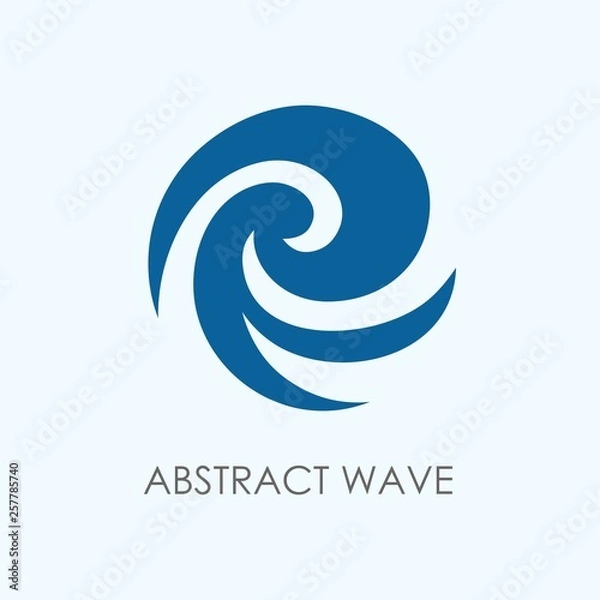 Obraz Abstract wave logo template