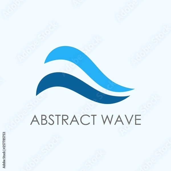 Obraz Abstract wave logo template