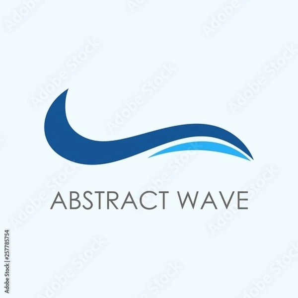 Obraz Abstract wave logo template