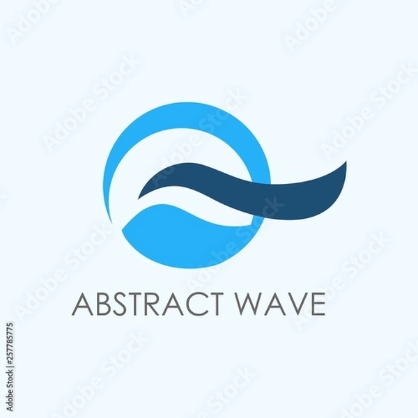 Obraz Abstract wave logo template