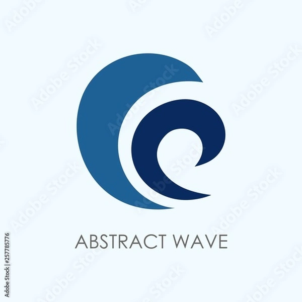 Obraz Abstract wave logo template