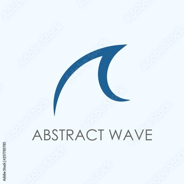 Obraz Abstract wave logo template