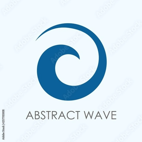 Obraz Abstract wave logo template