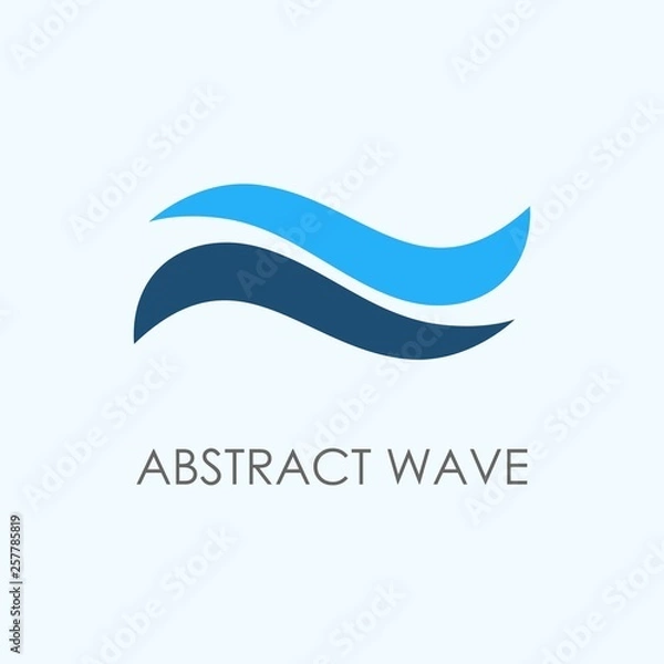 Obraz Abstract wave logo template