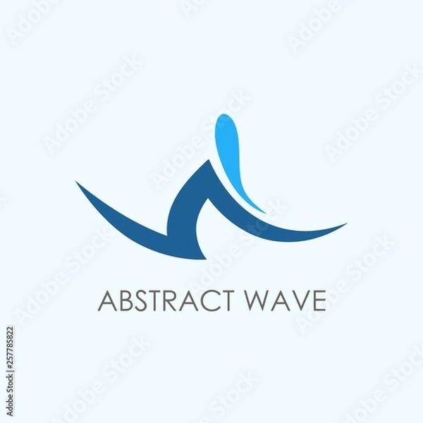 Obraz Abstract wave logo template