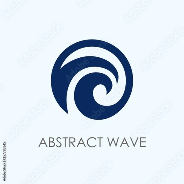 Obraz Abstract wave logo template