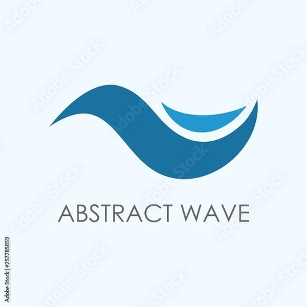 Obraz Abstract wave logo template