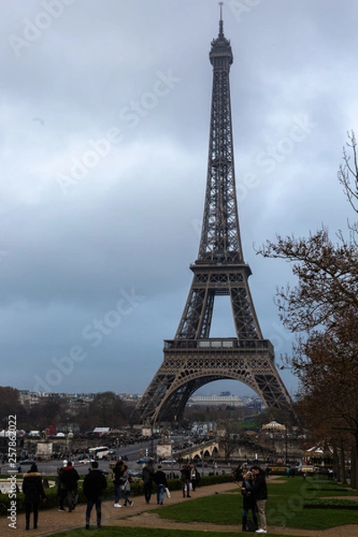 Fototapeta View of  Eiffel Tower
