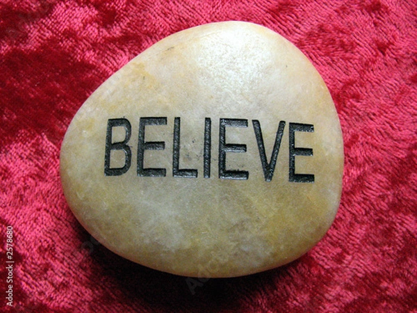Obraz believe