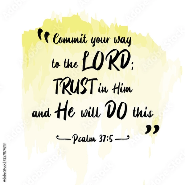 Obraz quote from bible.