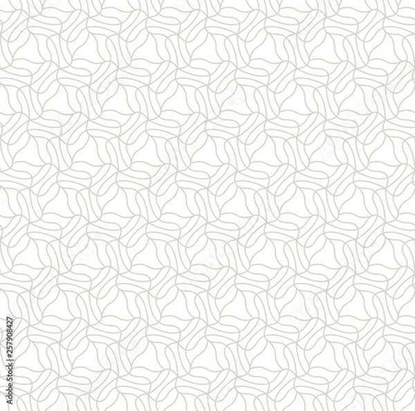 Fototapeta Vector seamless pattern, geometric ornament for textile print