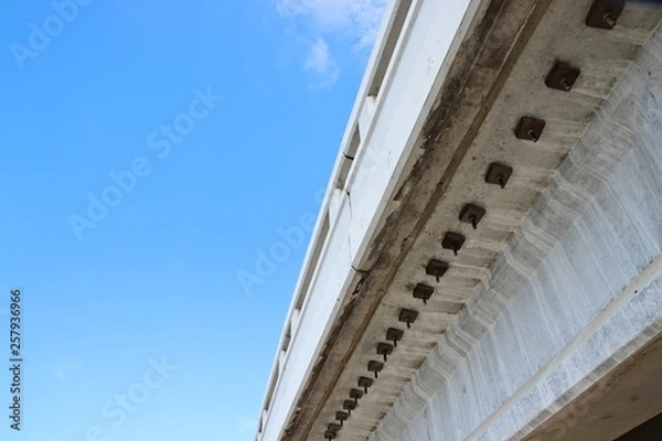 Obraz A freeway overpass. Civil engineering concept image. 