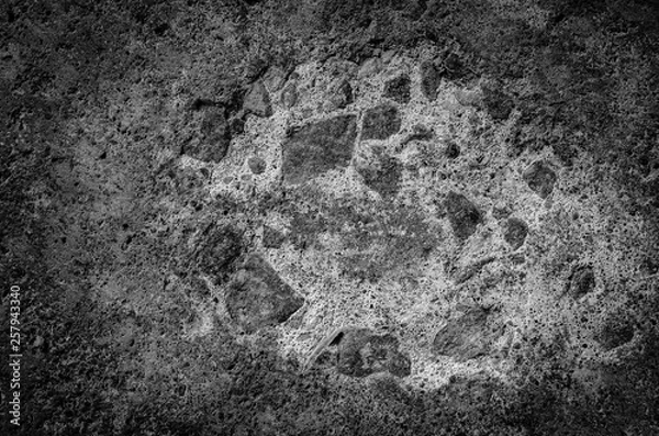 Obraz Pitted concrete resembling the moon's surface