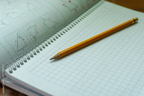 Obraz Notebook and pencil.