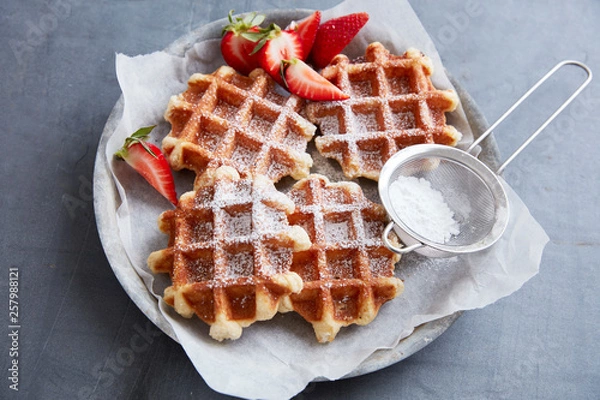 Obraz Sugar waffles