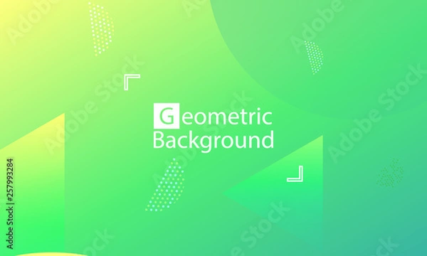 Obraz Geometric background. Minimal abstract cover