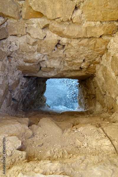 Fototapeta Remains of chimney of Čičva castle, Slovakia